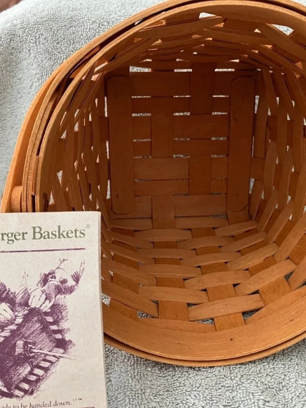 Longaberger Vintage 1990 Classic 7” Measuring Basket